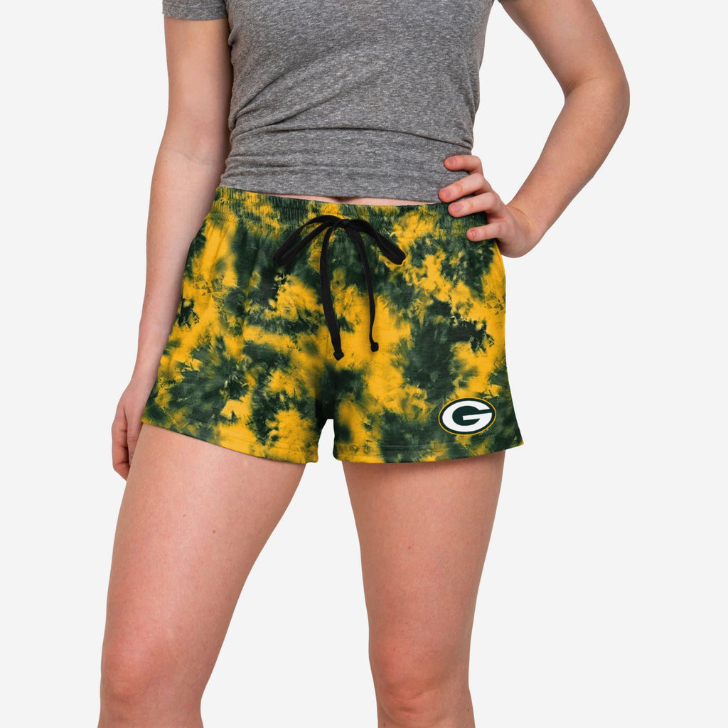 Green Bay Packers Womens To Tie-Dye For Lounge Shorts FOCO S - FOCO.com