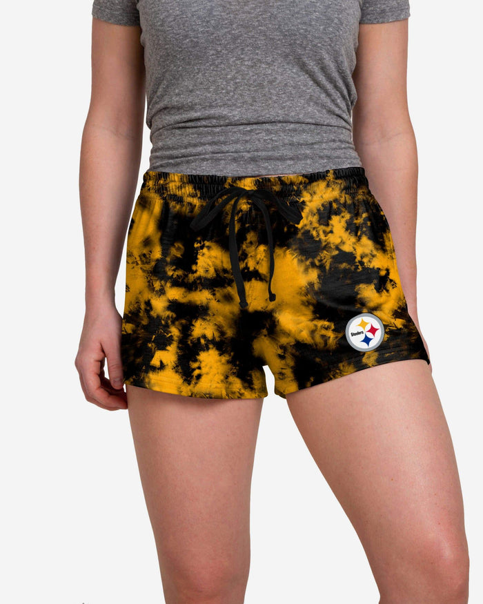 Pittsburgh Steelers Womens To Tie-Dye For Lounge Shorts FOCO S - FOCO.com