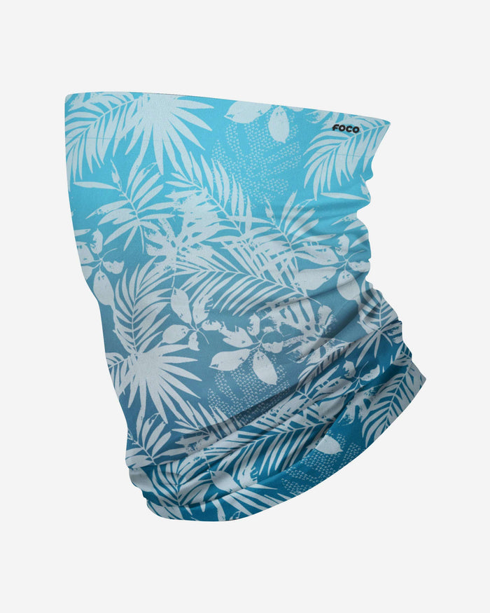 Aqua Floral Gaiter Scarf FOCO - FOCO.com