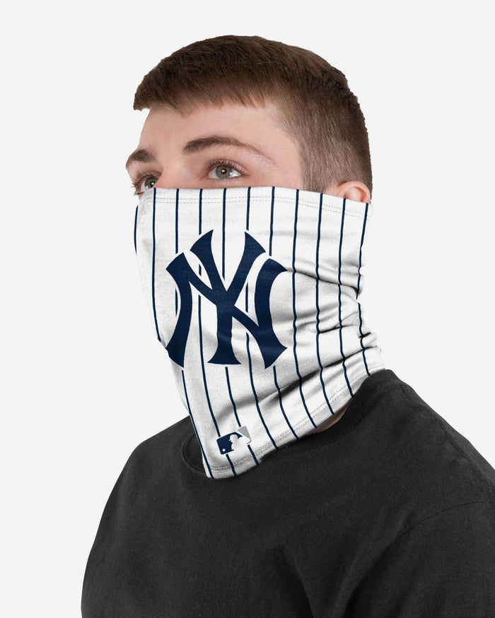 New York Yankees On-Field Pinstripe UV Gaiter Scarf FOCO - FOCO.com