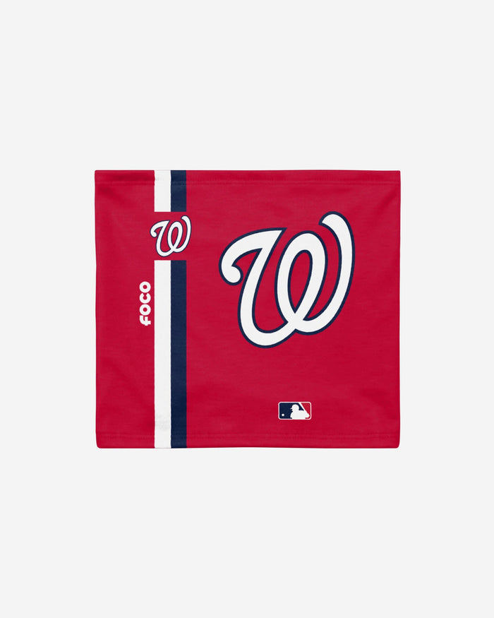 Washington Nationals On-Field Red UV Gaiter Scarf FOCO - FOCO.com