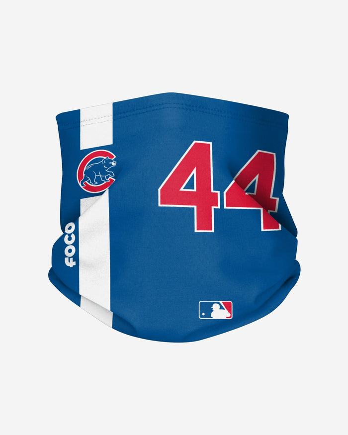 Anthony Rizzo Chicago Cubs On-Field Blue UV Gaiter Scarf FOCO - FOCO.com