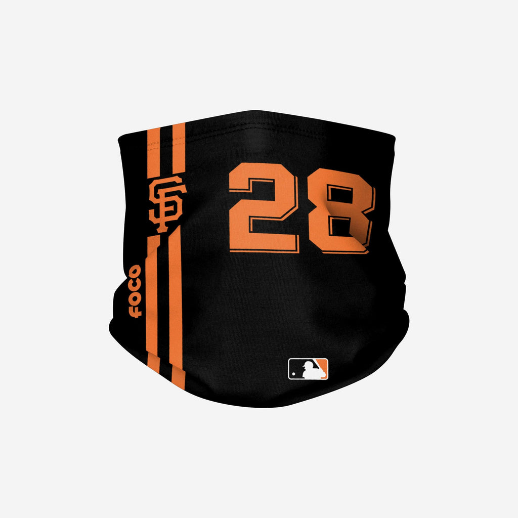 Buster Posey San Francisco Giants On-Field Black UV Gaiter Scarf FOCO - FOCO.com