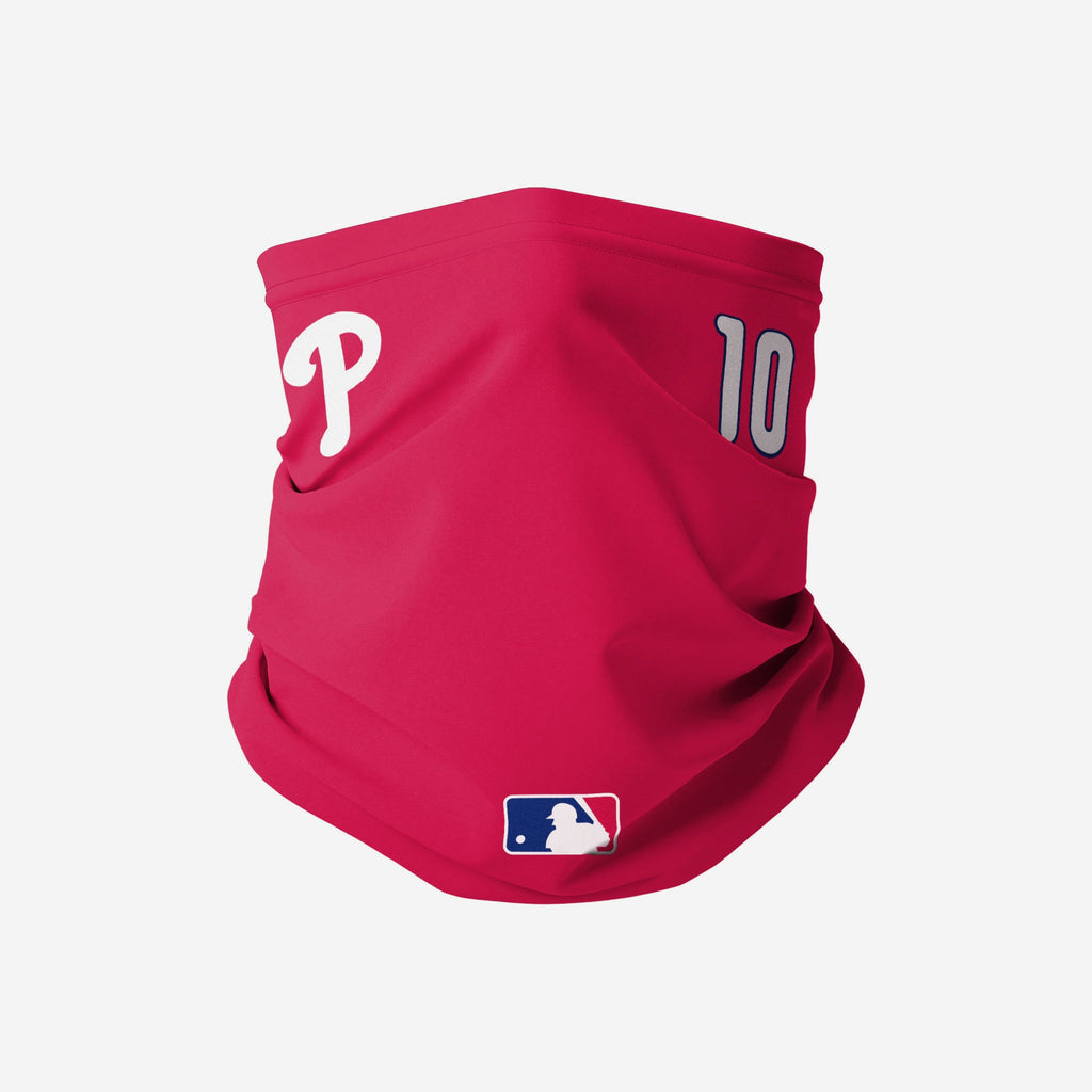 JT Realmuto Philadelphia Phillies On-Field Gameday Gaiter Scarf FOCO - FOCO.com