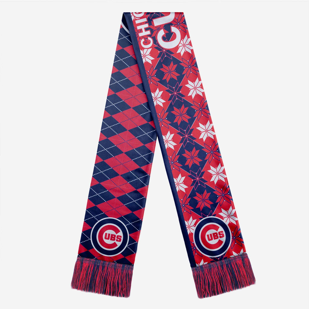 Chicago Cubs Reversible Ugly Scarf FOCO - FOCO.com