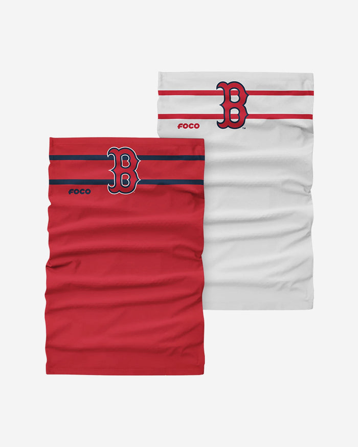 Boston Red Sox Stitched 2 Pack Gaiter Scarf FOCO - FOCO.com