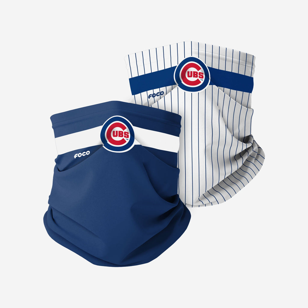 Chicago Cubs Stitched 2 Pack Gaiter Scarf FOCO - FOCO.com