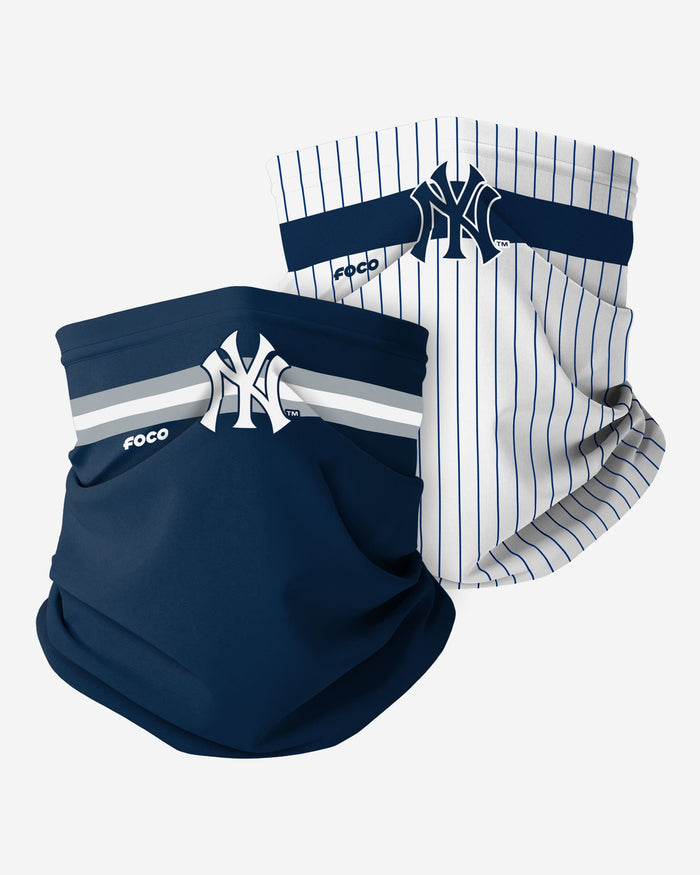 New York Yankees Stitched 2 Pack Gaiter Scarf FOCO - FOCO.com