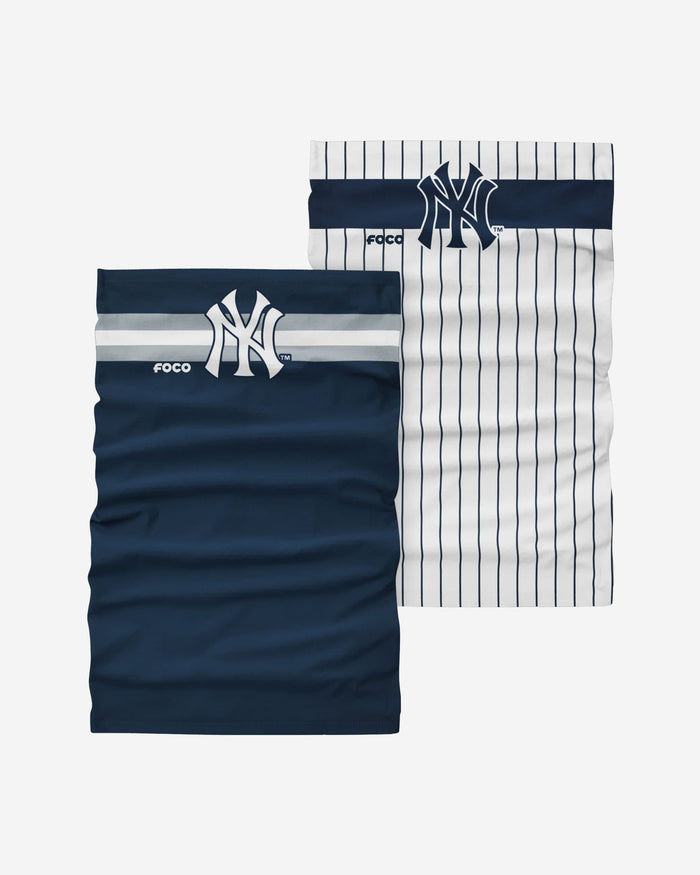 New York Yankees Stitched 2 Pack Gaiter Scarf FOCO - FOCO.com