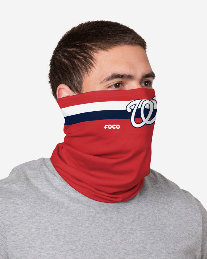 Washington Nationals Stitched 2 Pack Gaiter Scarf FOCO - FOCO.com