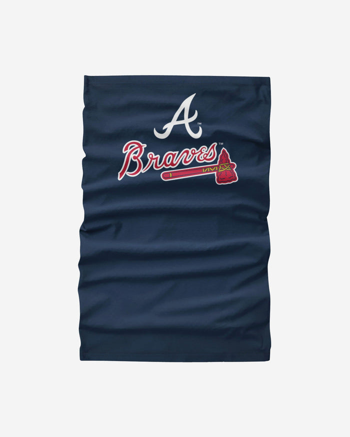 Atlanta Braves Team Logo Stitched Gaiter Scarf FOCO - FOCO.com