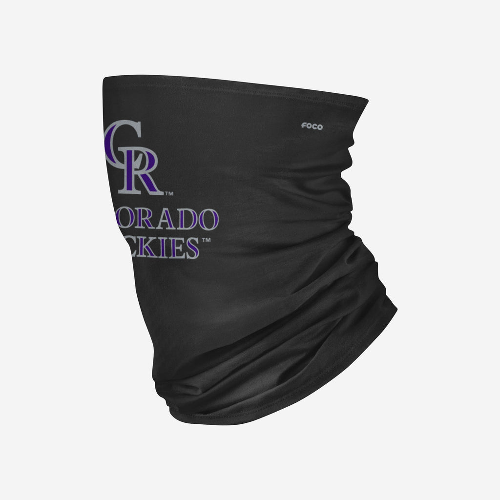 Colorado Rockies Team Logo Stitched Gaiter Scarf FOCO - FOCO.com