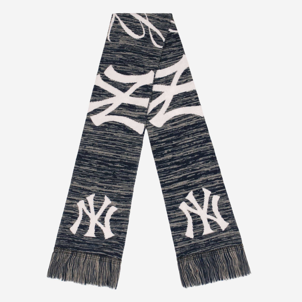 New York Yankees Wordmark Big Logo Colorblend Scarf FOCO - FOCO.com