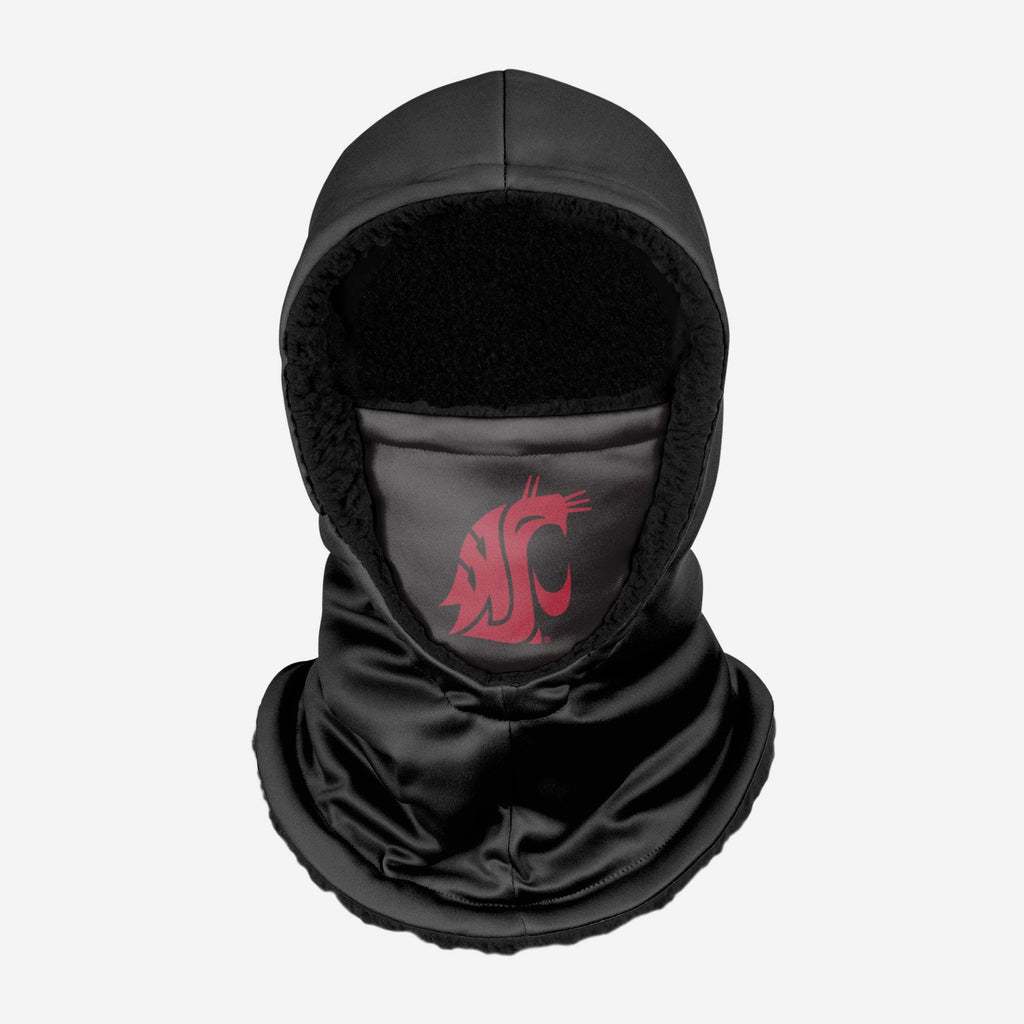 Washington State Cougars Black Hooded Gaiter FOCO - FOCO.com