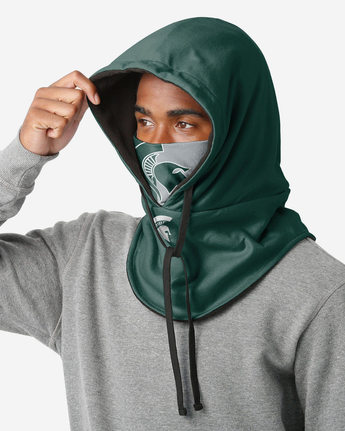 Michigan State Spartans Drawstring Hooded Gaiter FOCO - FOCO.com