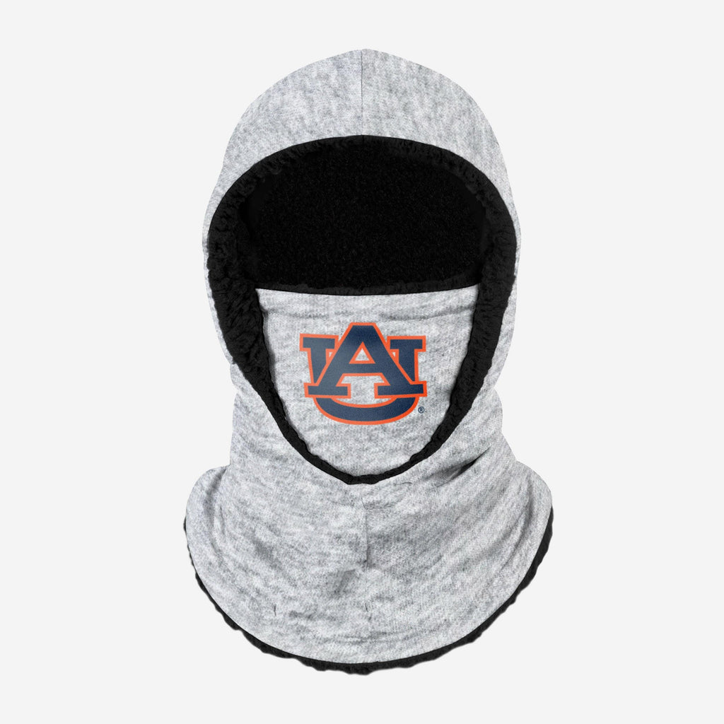 Auburn Tigers Heather Grey Big Logo Hooded Gaiter FOCO Adult - FOCO.com