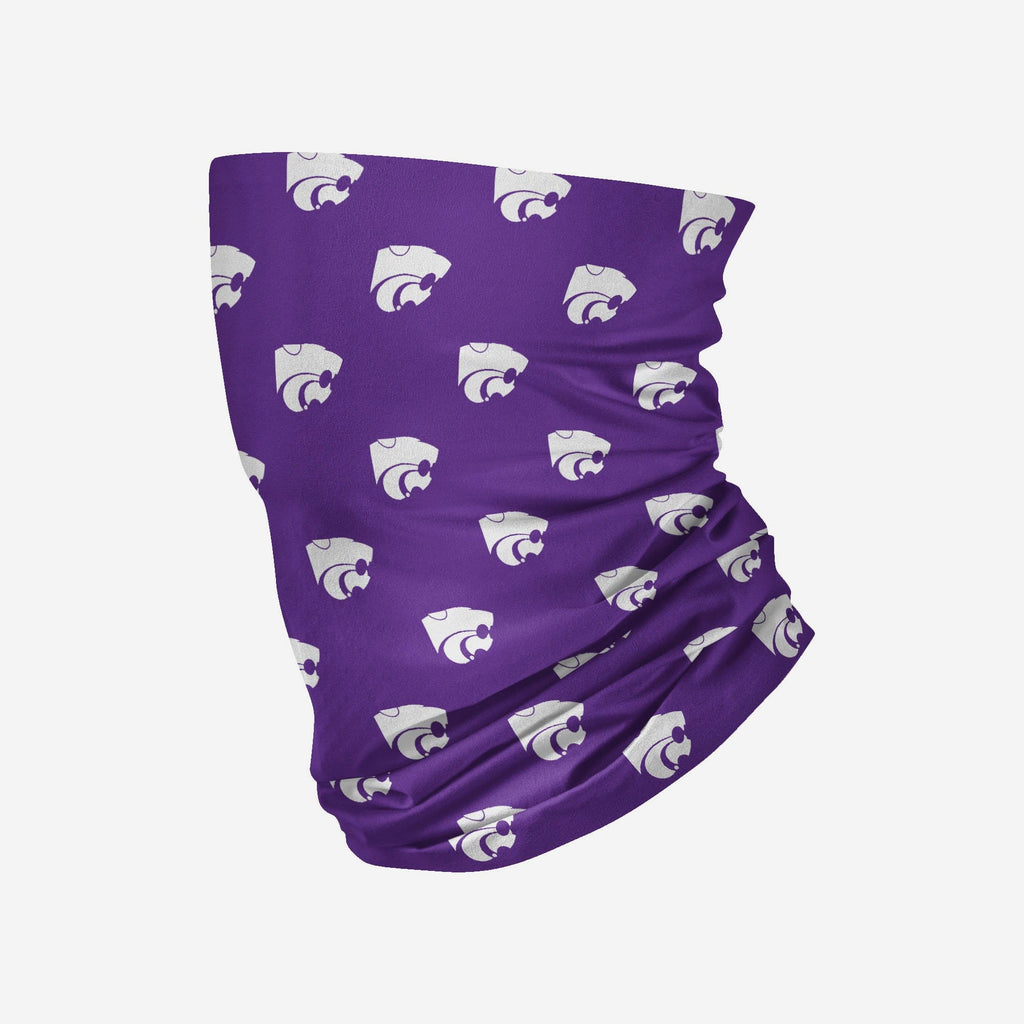 Kansas State Wildcats Mini Print Logo Gaiter Scarf FOCO - FOCO.com