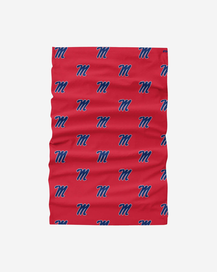 Ole Miss Rebels Mini Print Logo Gaiter Scarf FOCO - FOCO.com