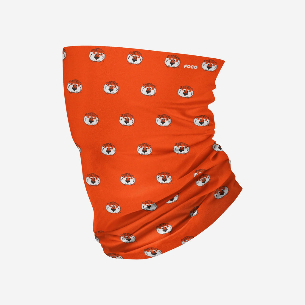 Aubie The Tiger Auburn Tigers Mini Print Mascot Gaiter Scarf FOCO - FOCO.com