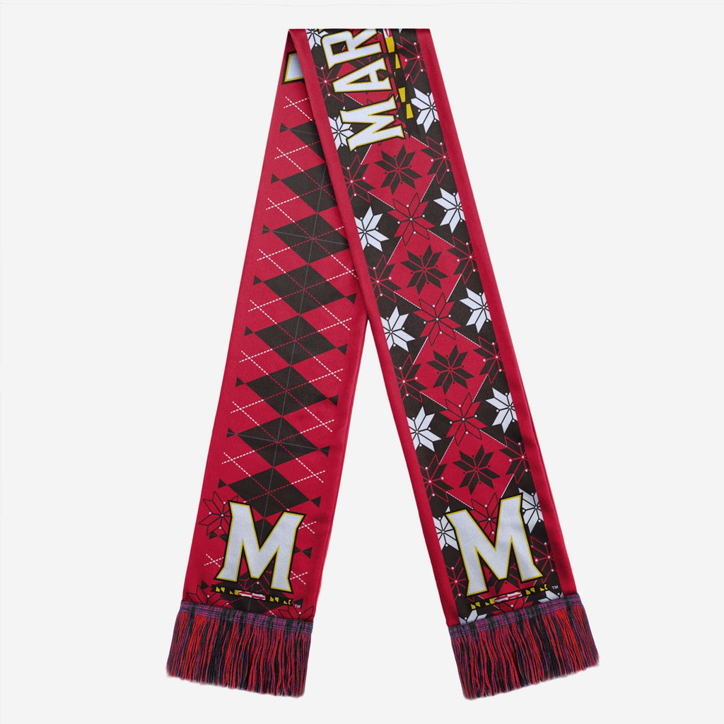 Maryland Terrapins Reversible Ugly Scarf FOCO - FOCO.com