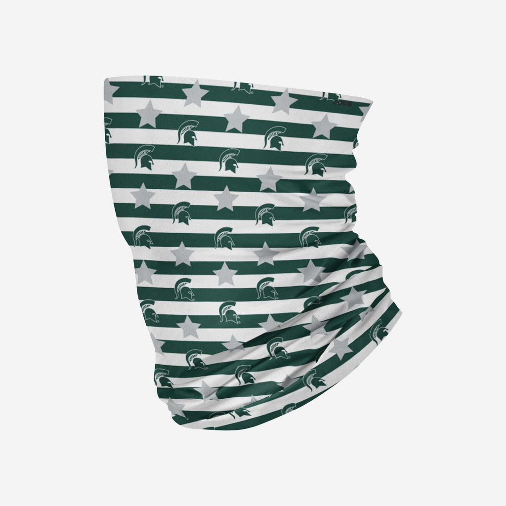 Michigan State Spartans Stars & Stripes Gaiter Scarf FOCO - FOCO.com