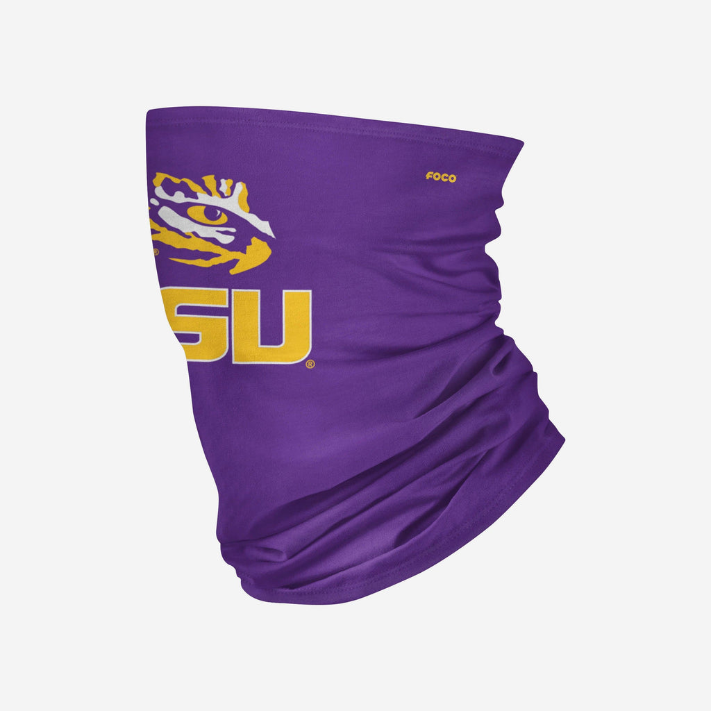 LSU Tigers Team Logo Stitched Gaiter Scarf FOCO - FOCO.com