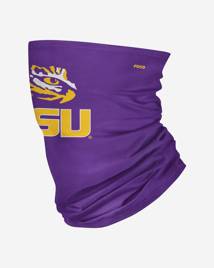 LSU Tigers Team Logo Stitched Gaiter Scarf FOCO - FOCO.com