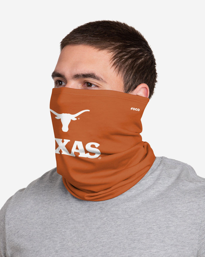 Texas Longhorns Team Logo Stitched Gaiter Scarf FOCO - FOCO.com