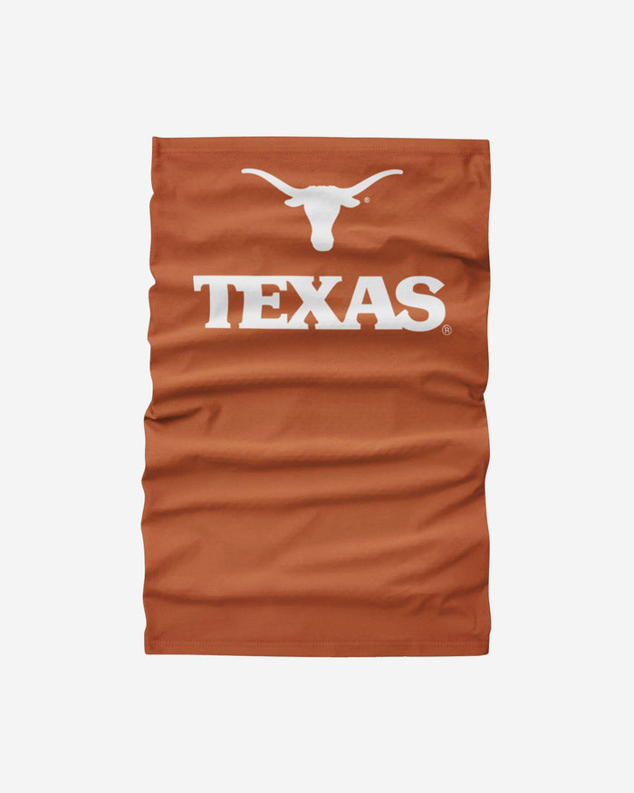 Texas Longhorns Team Logo Stitched Gaiter Scarf FOCO - FOCO.com