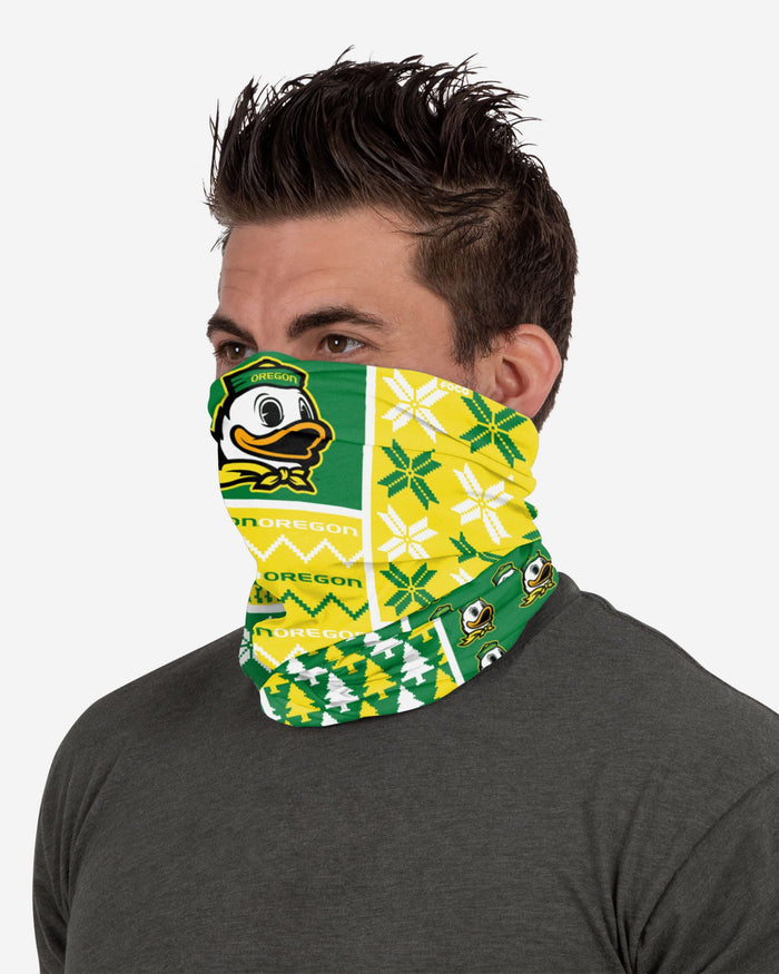 Oregon Ducks Busy Block Gaiter Scarf FOCO - FOCO.com