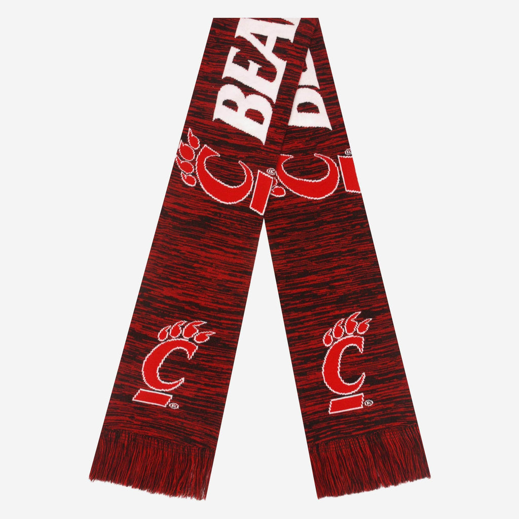 Cincinnati Bearcats Wordmark Big Logo Colorblend Scarf FOCO - FOCO.com