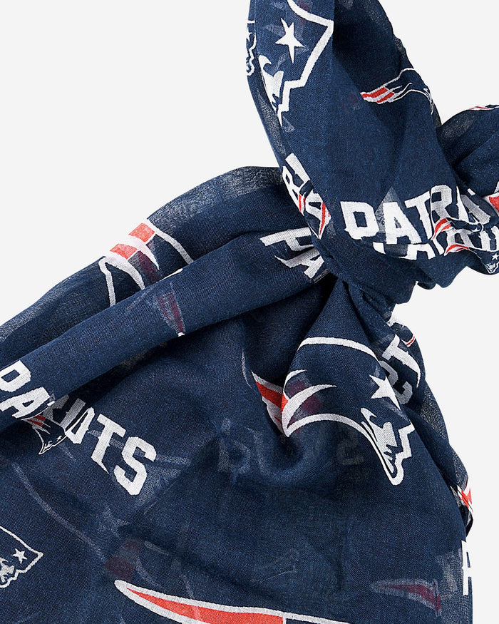 New England Patriots Team Logo Infinity Scarf FOCO - FOCO.com