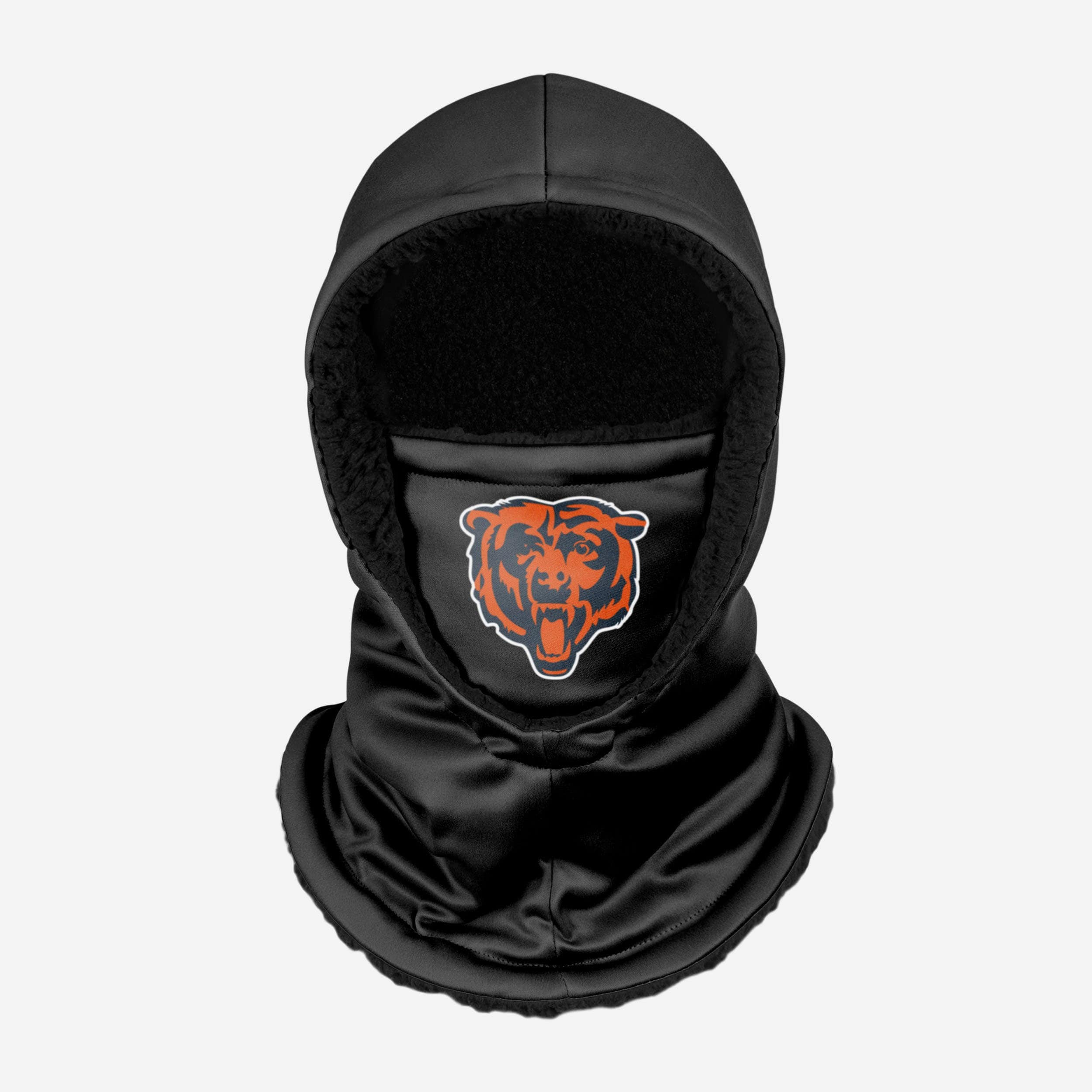 Chicago Bears Heather Grey Big Logo Hooded Gaiter FOCO