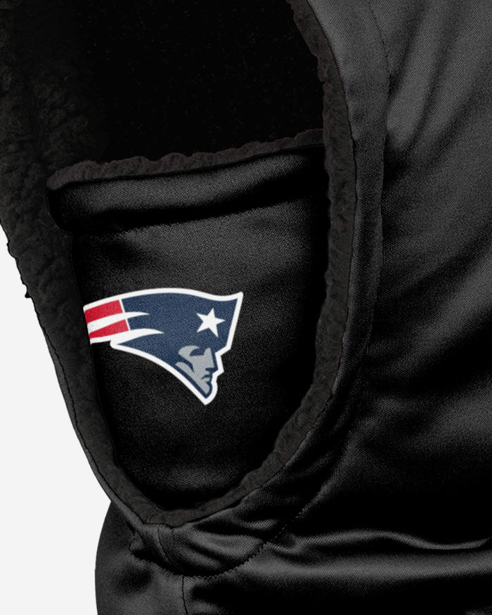 New England Patriots Black Hooded Gaiter FOCO - FOCO.com