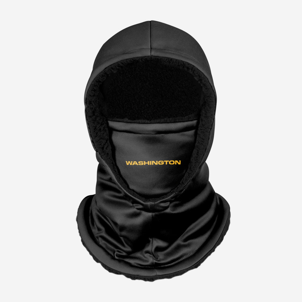 Washington Commanders Black Hooded Gaiter FOCO - FOCO.com