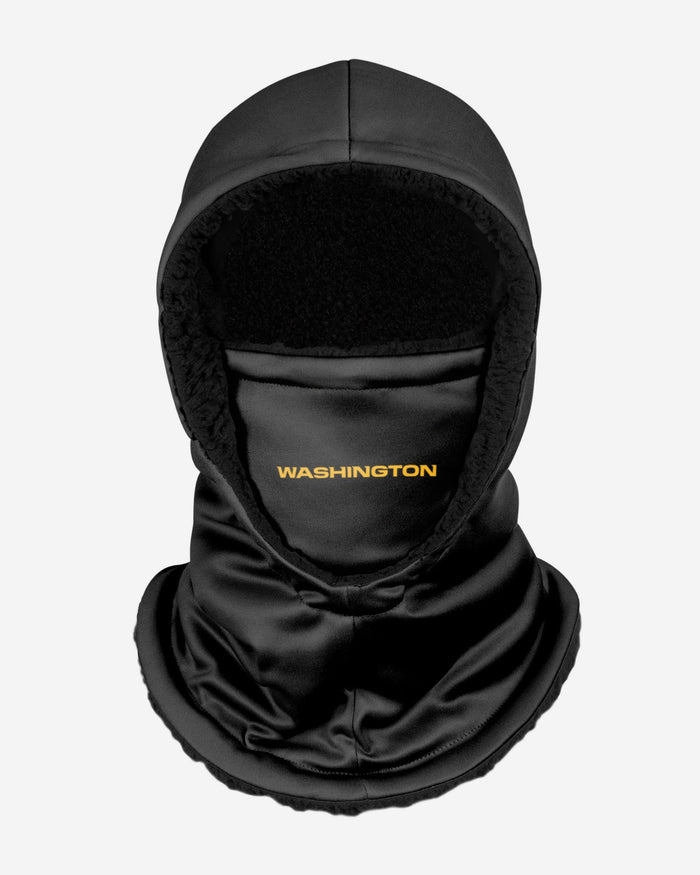 Washington Commanders Black Hooded Gaiter FOCO - FOCO.com