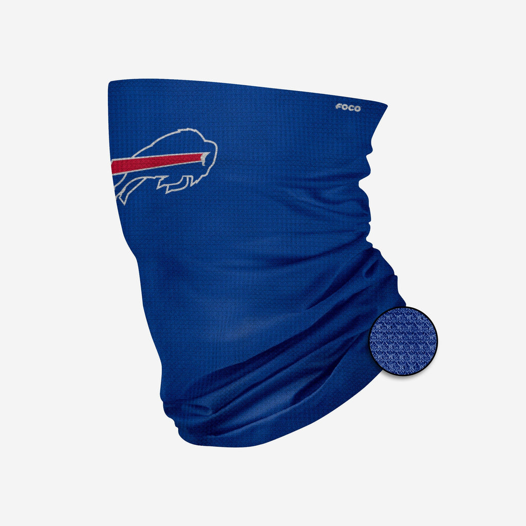 Buffalo Bills Big Logo Waffle Gaiter Scarf FOCO - FOCO.com