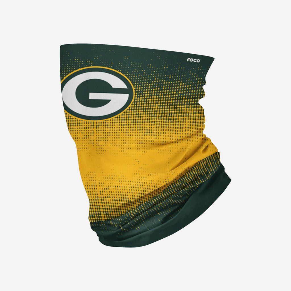 Green Bay Packers Reversible Camo Gradient Gaiter Scarf FOCO - FOCO.com