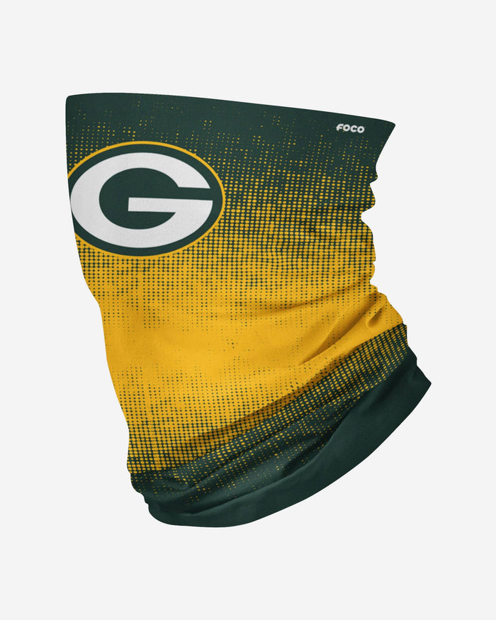 Green Bay Packers Reversible Camo Gradient Gaiter Scarf FOCO - FOCO.com