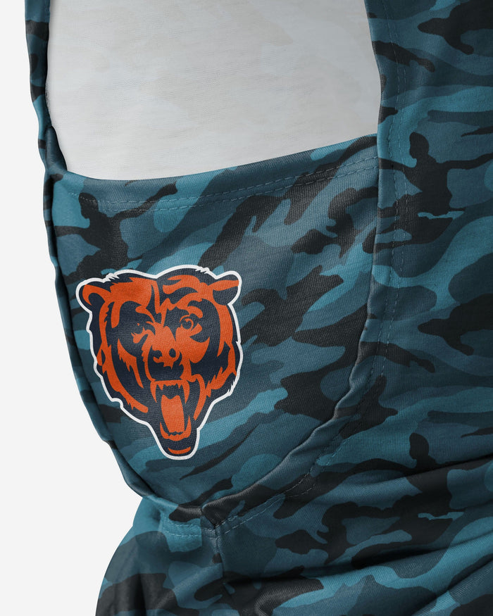 FOCO Chicago Bears Solid Gaiter Hoodie, Mens Size: M