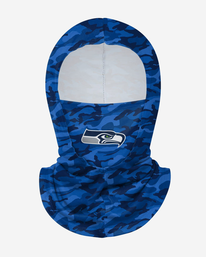 Seattle Seahawks Camo Lightweight Hooded Gaiter FOCO - FOCO.com