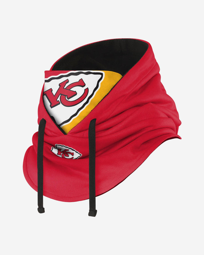 Kansas City Chiefs Drawstring Hooded Gaiter FOCO - FOCO.com