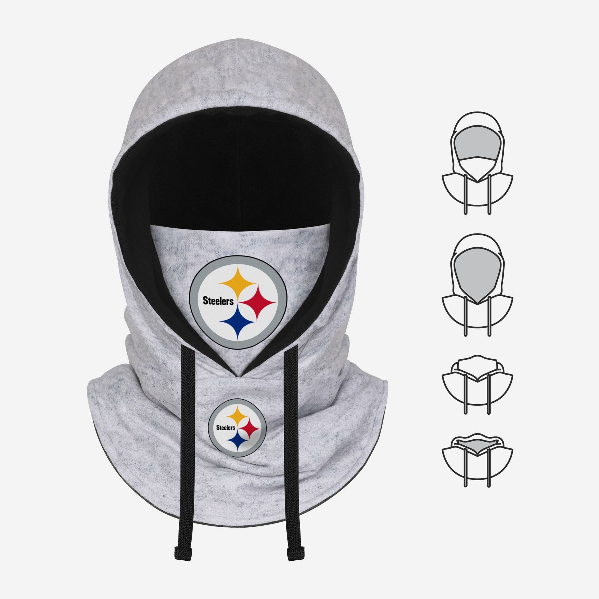 Pittsburgh Steelers Camo Lightweight Hooded Gaiter FOCO