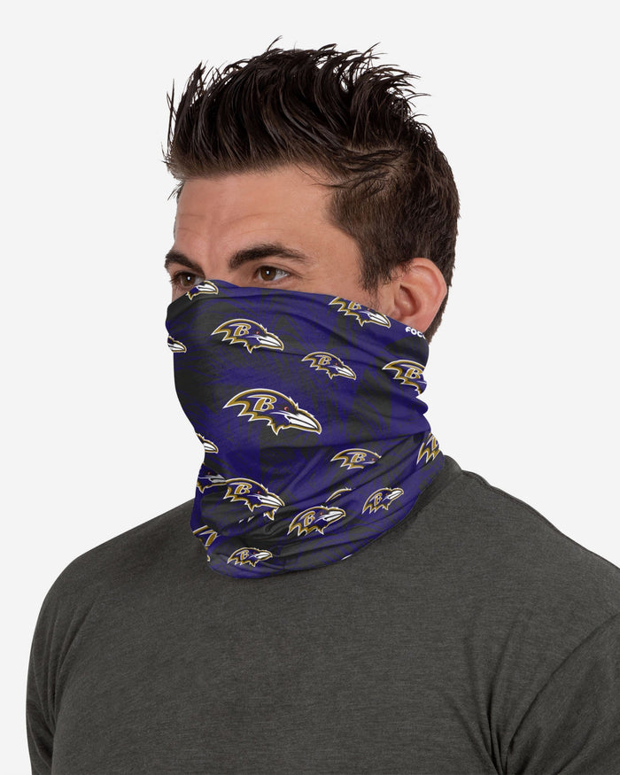 Baltimore Ravens Floral UV Gaiter Scarf FOCO - FOCO.com