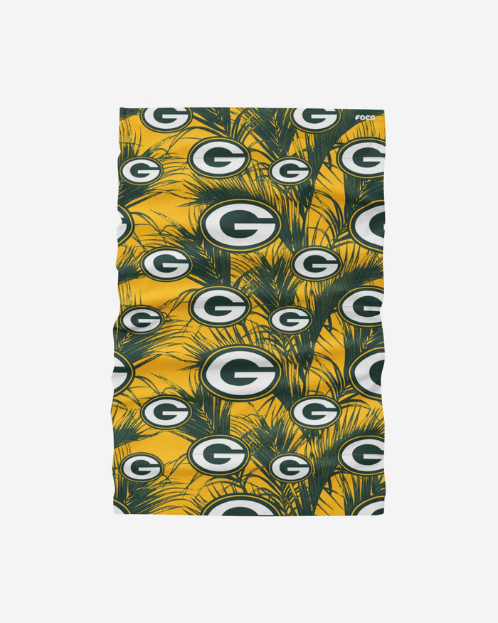 Green Bay Packers Floral UV Gaiter Scarf FOCO - FOCO.com