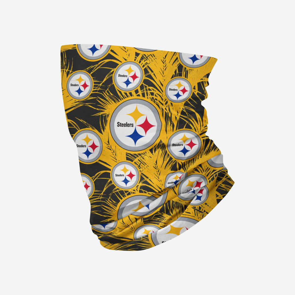 Pittsburgh Steelers Floral UV Gaiter Scarf FOCO - FOCO.com