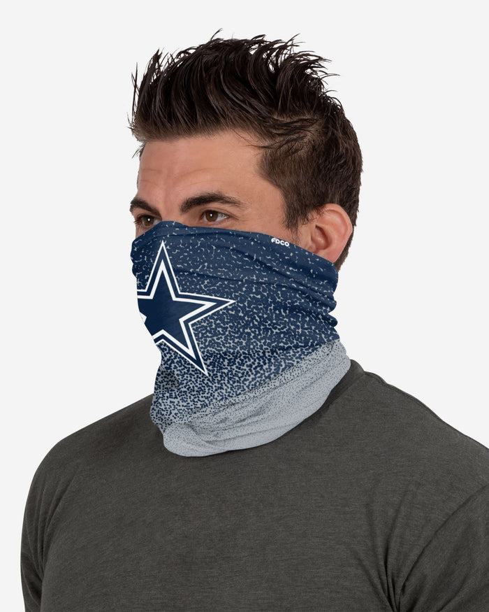 Dallas Cowboys Gradient Fleece Gaiter Scarf FOCO - FOCO.com