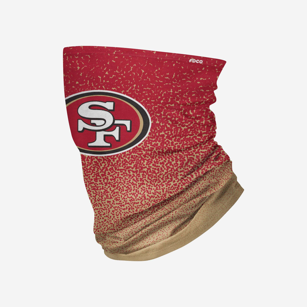 San Francisco 49ers Gradient Fleece Gaiter Scarf FOCO - FOCO.com