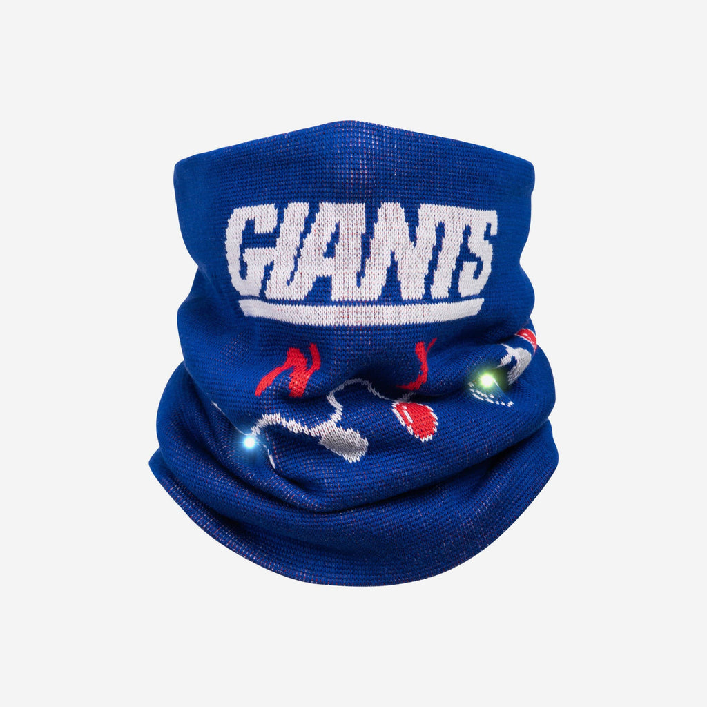 New York Giants Light Up Knit Gaiter Scarf FOCO - FOCO.com