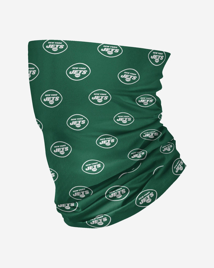 New York Jets Mini Print Logo Gaiter Scarf FOCO - FOCO.com